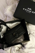 Coach Tabby Shoulder Bag 26 in Black with Dark Gunmetal Hardware