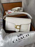 Coach Tabby Shoulder Bag 26 in Chalk (white)